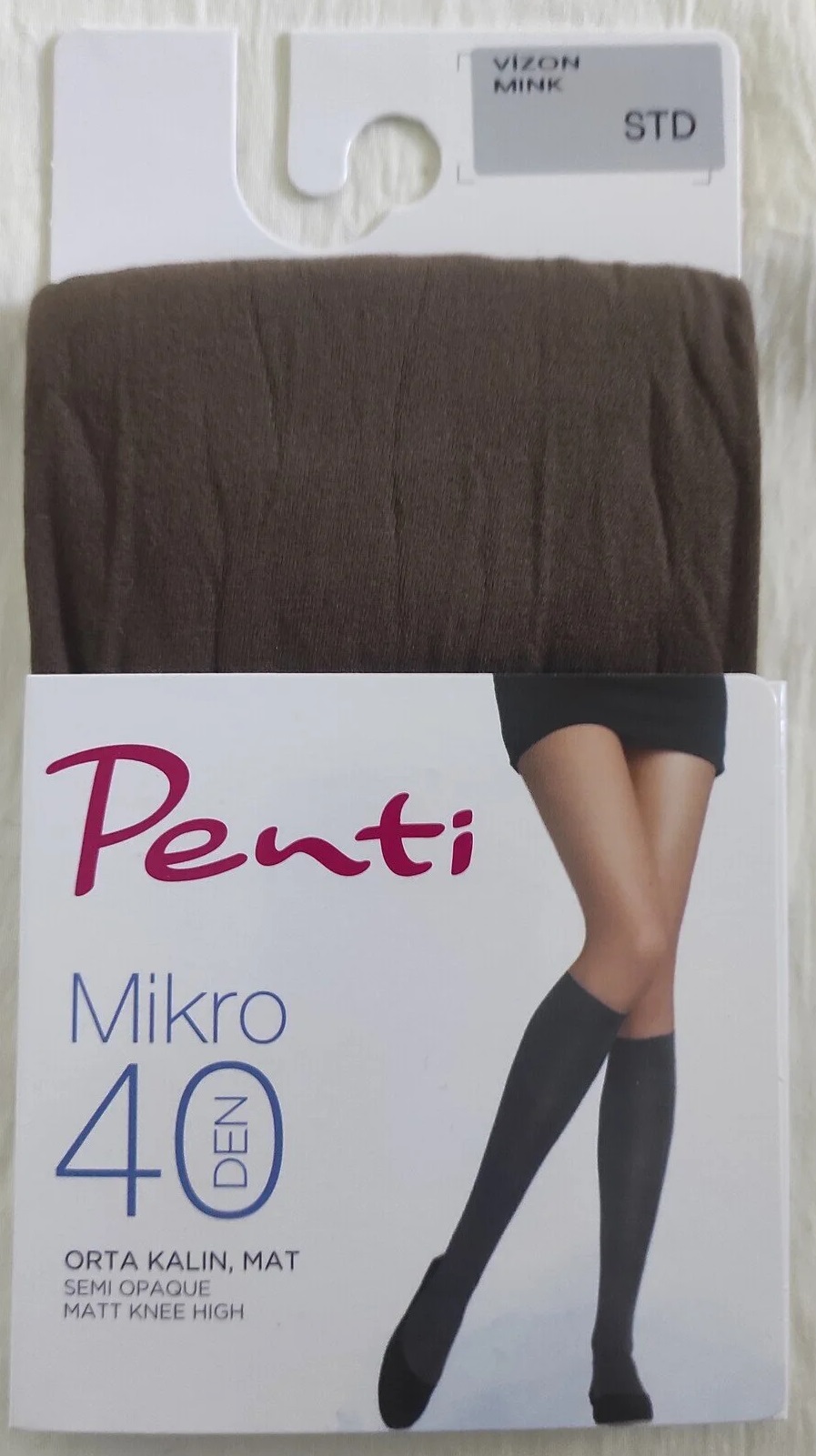 Penti 40 den Diz Altı Çorap